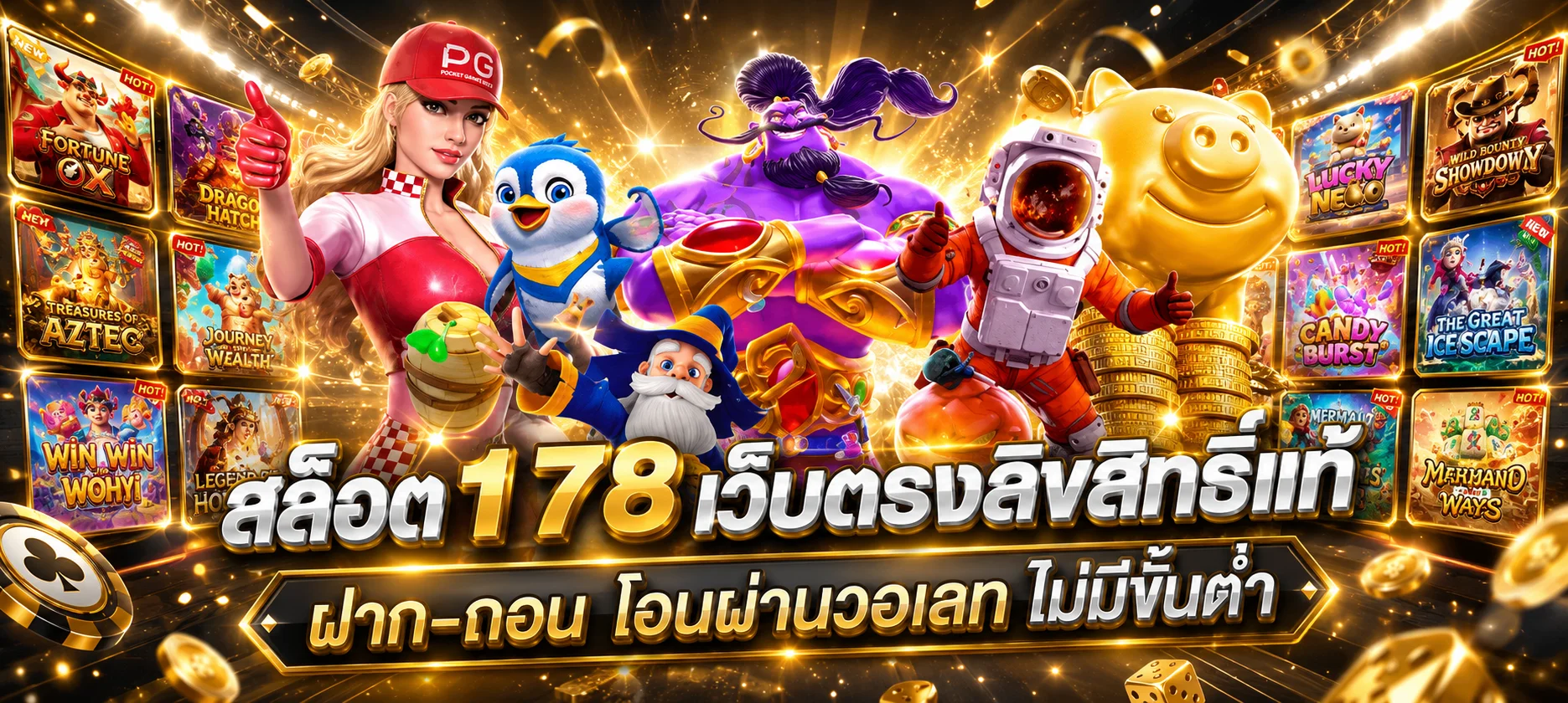 ทดลองเล่น PG Slot ฟรีบน SUPERSPIN007